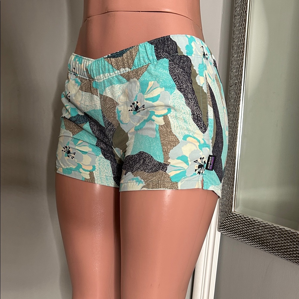 Patagonia Aqua Floral Bike Shorts